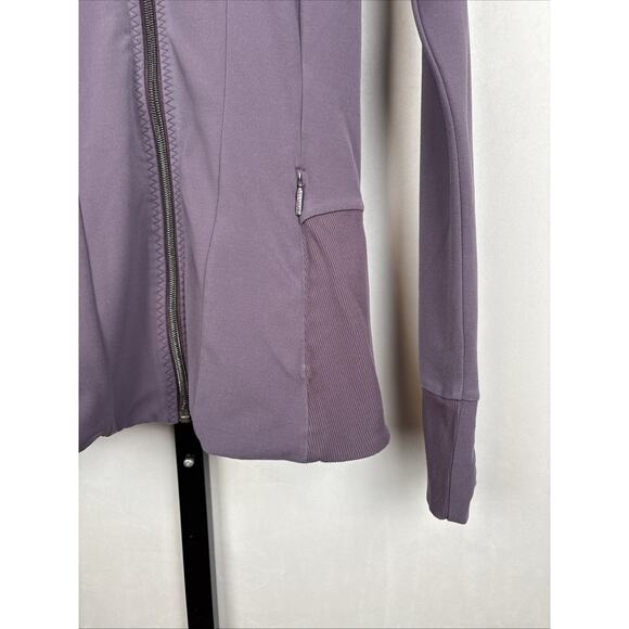 Athleta Shanti Salutation Jacket Powervita Womens Small Purple Activewear Yoga - Picture 3 of 11
